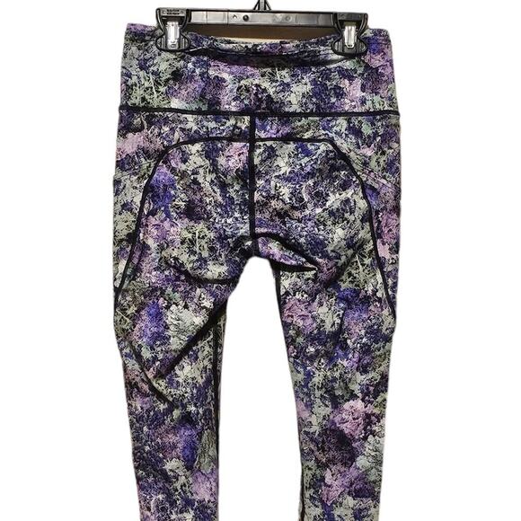 Lululemon Wunder Under Hi-Rise Tight Heathered Stony Grape/Black - Picture 7 of 8